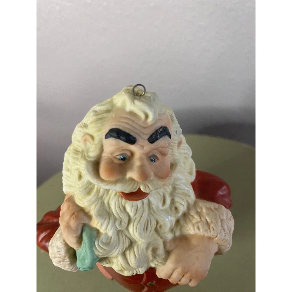 Favorite Santa Hand Painted Special Edition Hallmark Keepsake Ornament Vtg. 1987